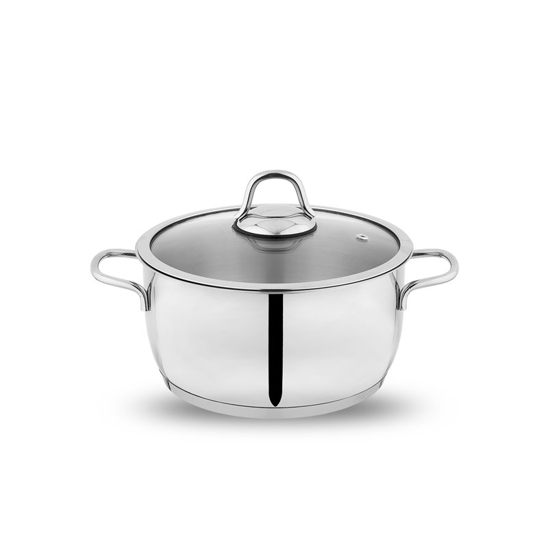 Schafer Held Steel Pot-20 Cm-2 Pcs.-Inox