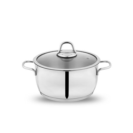 SCHAFER HELD STEEL POT-20 CM-2 PCS.-INOX