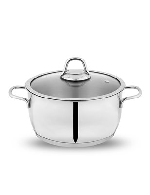 Schafer Held Steel Pot-30 Cm-2 Pcs.-Inox