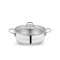 SCHAFER HELD SHALLOW POT-24 CM-2 PCS.-INOX