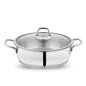 SCHAFER HELD SHALLOW POT-30 CM-2 PCS.-INOX