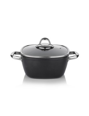 Schafer Galaxy Tech Shallow Pot-28Cm-2 Pcs-Black | Enplus Home