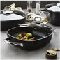 Schafer Gastronomie Master Granite Shallow Pot-28Cm-2 Pcs.-Black