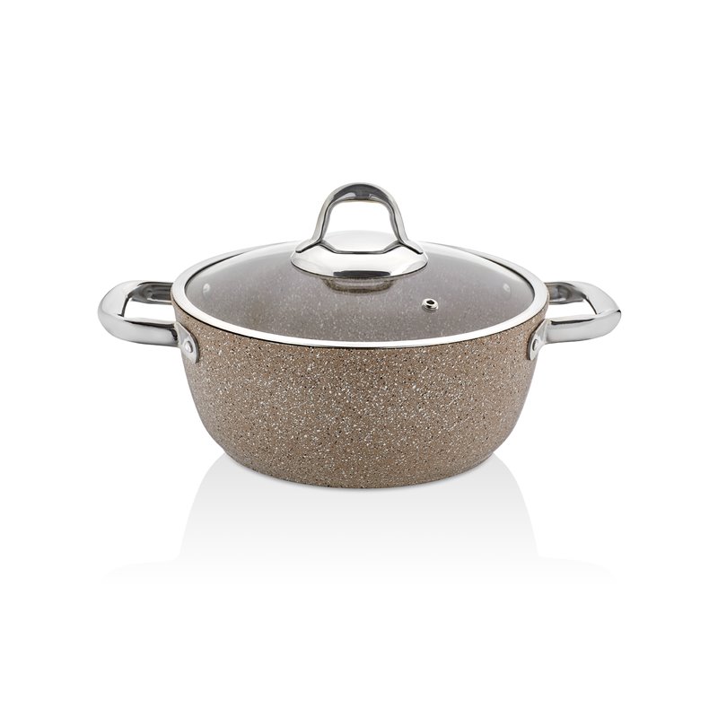 Schafer Galaxy Tech Pot-24Cm-2 Pcs-Cappuccino