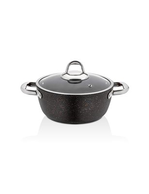 Schafer Galaxy Tech Pot-24Cm-2 Pcs-Black