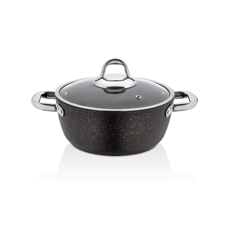 Schafer Galaxy Tech Pot-24Cm-2 Pcs-Black