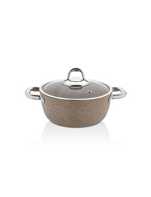 SCHAFER GALAXY TECH POT-28CM-2 PCS-CAPPUCCINO