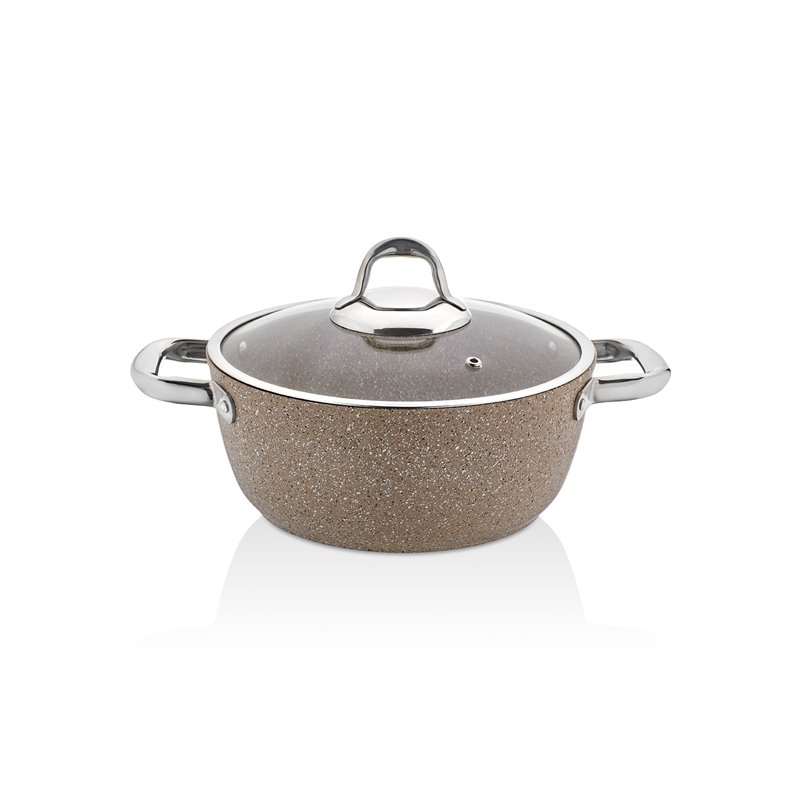 SCHAFER GALAXY TECH POT-28CM-2 PCS-CAPPUCCINO