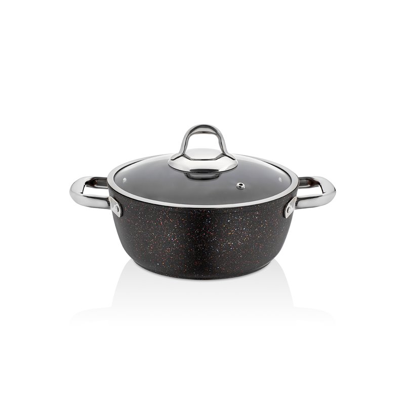 Schafer Galaxy Tech Pot-28Cm-2 Pcs-Black