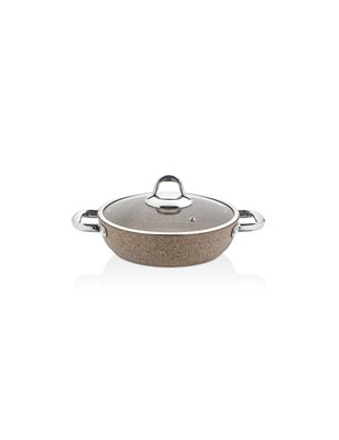 SCHAFER GALAXY TECH SHALLOW POT-24CM-2 PCS-CAPPUCCINO