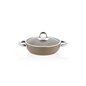 SCHAFER GALAXY TECH SHALLOW POT-24CM-2 PCS-CAPPUCCINO