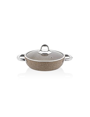 SCHAFER GALAXY TECH SHALLOW POT-26CM-2 PCS-CAPPUCCINO