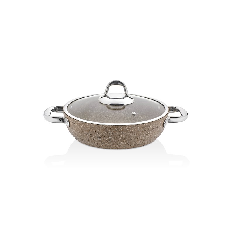 Schafer Galaxy Tech Shallow Pot-26Cm-2 Pcs-Cappuccino