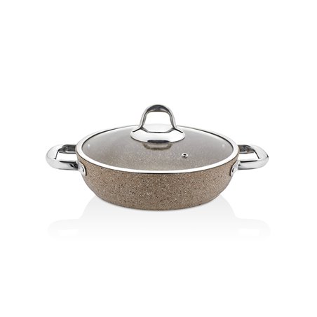 SCHAFER GALAXY TECH SHALLOW POT-28CM-2 PCS-CAPPUCCINO