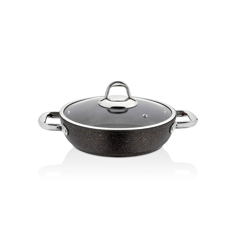 Schafer Galaxy Tech Shallow Pot-28Cm-2 Pcs-Black