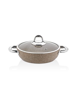 Schafer Galaxy Tech Shallow Pot-30Cm-2 Pcs-Cappuccino