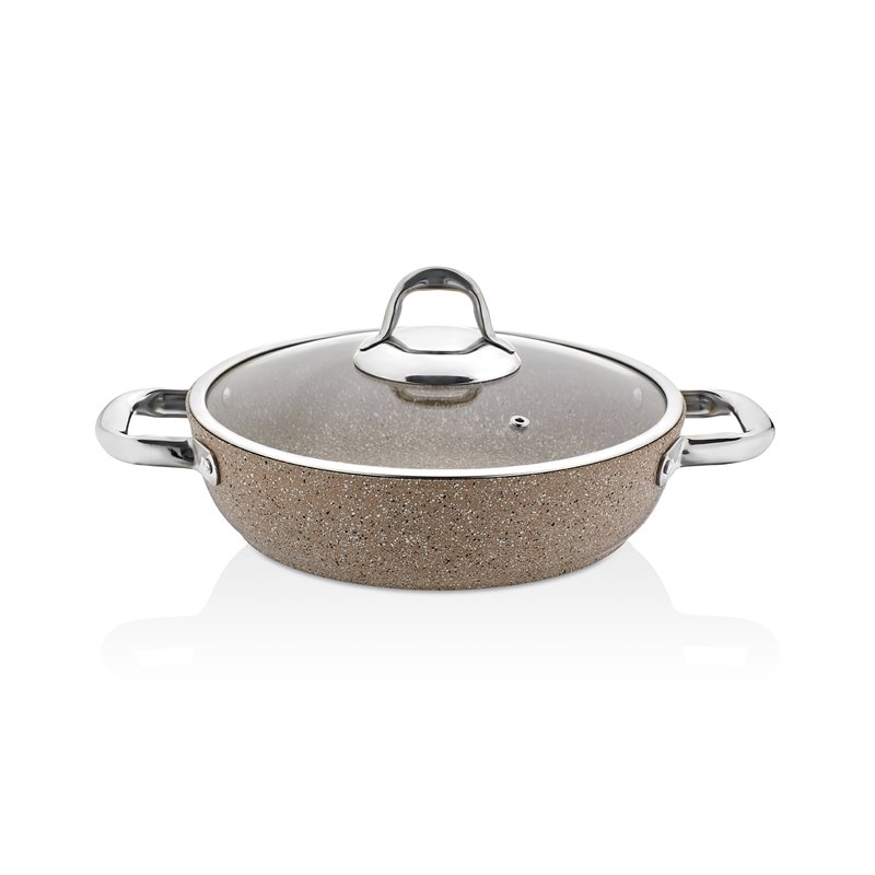 Schafer Galaxy Tech Shallow Pot-30Cm-2 Pcs-Cappuccino