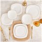 KARACA ADELIA 24 PCS GOLD YARIM KARE DINNERWARE SET