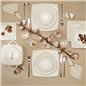 KARACA SILA CREAM 60 PCS DINNERWARE SET