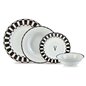 KARACA ARIES BLACK 24 PCS DINNERWARE SET