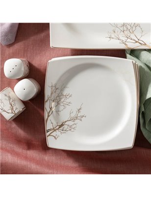 KARACA AUTUMN CREAM 60 PCS DINNERWARE SET KARE