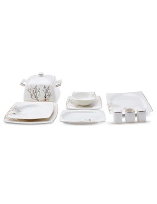 KARACA AUTUMN CREAM 60 PCS DINNERWARE SET KARE