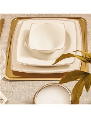 KARACA RAISA CREAM 60 PCS DINNERWARE SET KARE