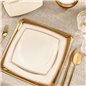 Karaca Raisa Cream 60 Pcs Dinnerware Set Kare