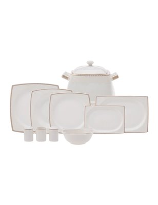 KARACA RAISA CREAM 60 PCS DINNERWARE SET KARE