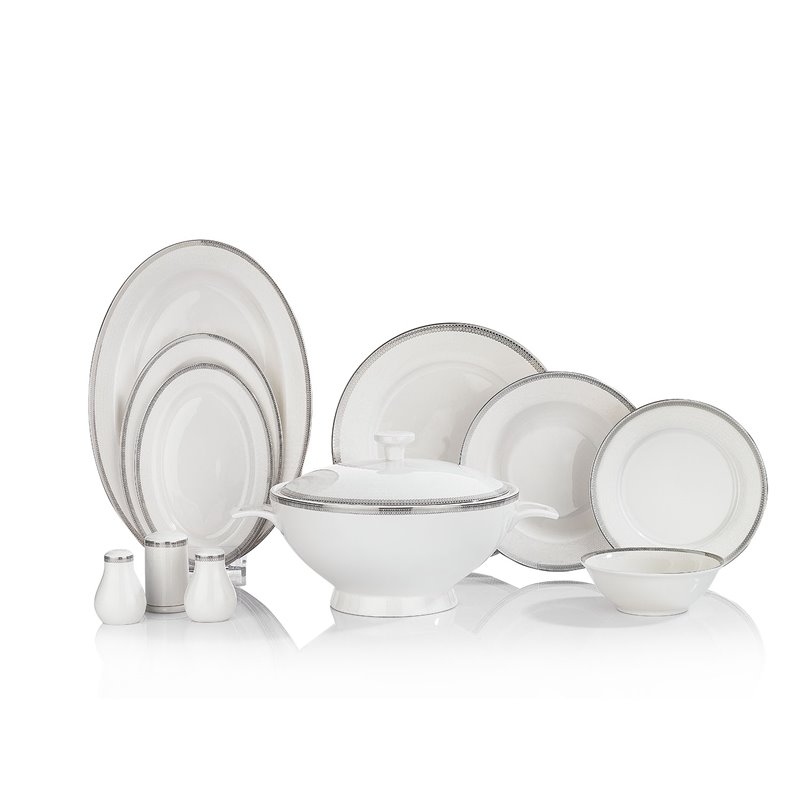 Schafer Lisa Dinner Set-60 Pcs.-Platinum-02