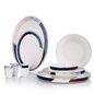 Schafer Adel Motif Dinner Set - 60 Pcs.-Silver