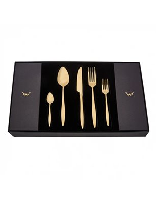 KARACA ILICA GOLD 30 PCS FLATWARE SET