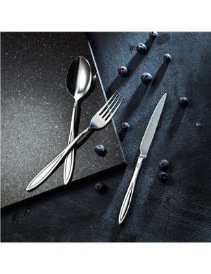 Schafer Twist Dessert Fork -6 Pcs.-Grey | Enplus Home