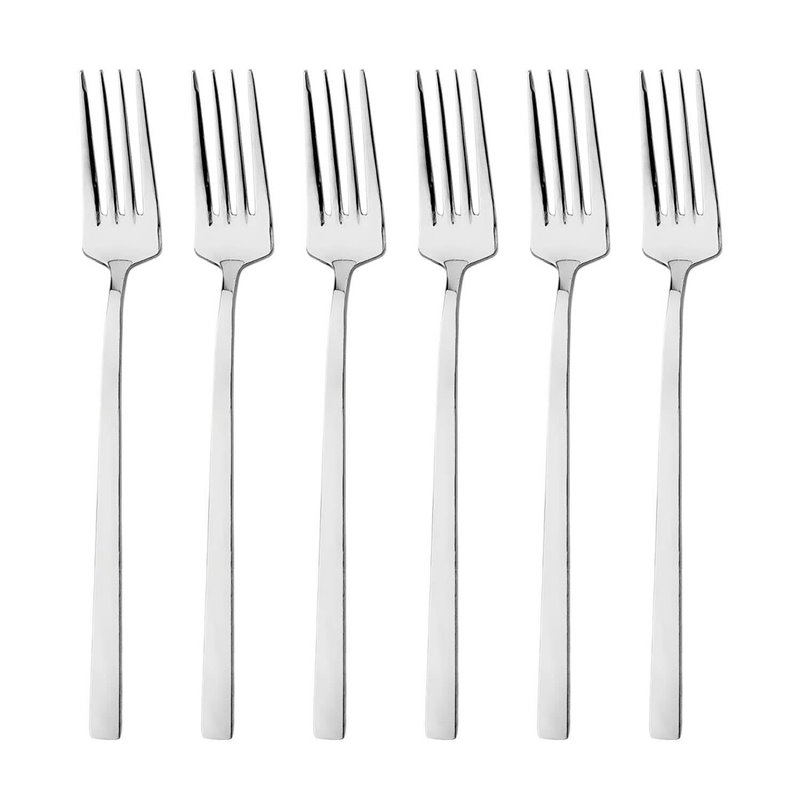 Schafer Twist Dinner Fork -6 Pcs.-Grey