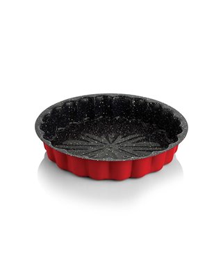 Schafer Ariana Floral Cake Mold Set-3 Pcs.-Red | Enplus Home