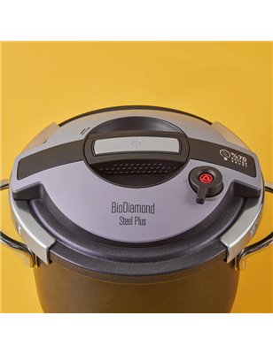 KARACA BIODIAMOND STEEL PLUS  6 LT PRESSURE COOKER