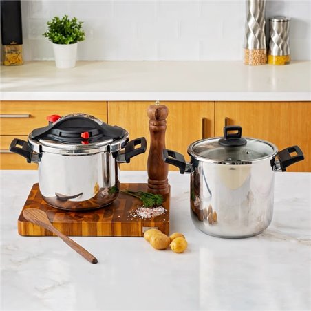 Karaca Retro Pressure Cooker-6Lt | Enplus Home