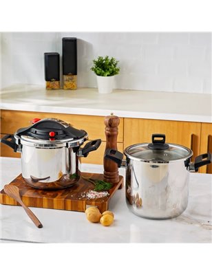 Karaca Vitola 6+8 Pressure Cooker Seti | Enplus Home