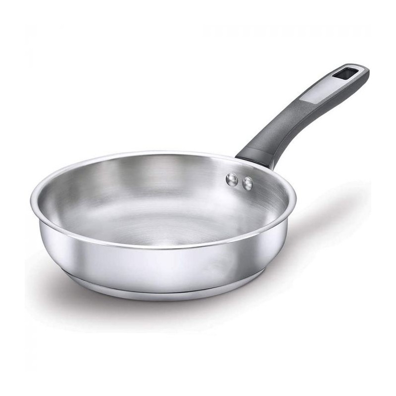 Schafer Held Steel Fry Pan-24 Cm-1 Pcs.-Inox