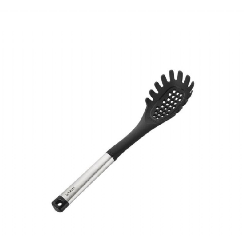 Schafer Helfer Macaroni Spoon-1 Pcs.-Black