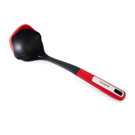 Schafer Helfer Macaroni Spoon-1 Pcs.-Black | Enplus Home