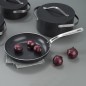 Schafer Dark Milard Non Stick Cookware Set - IND- 7 Pcs -Black