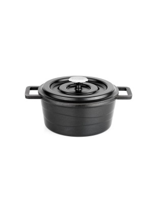 Schafer Pro Cast Iron Cookware Set 7 Pieces-Black