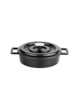 Schafer Pro Cast Iron Cookware Set 7 Pieces-Black