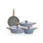 Schafer Toscana Cast Cookware Set 7 Pcs-Blue