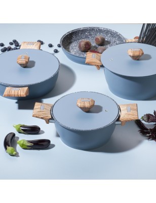 Schafer Toscana Cast Cookware Set 7 Pcs-Blue