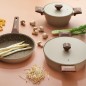 Schafer Toscana Cast Cookware Set 7 Pcs-Cream