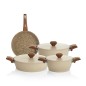 Schafer Toscana Cast Cookware Set 7 Pcs-Cream