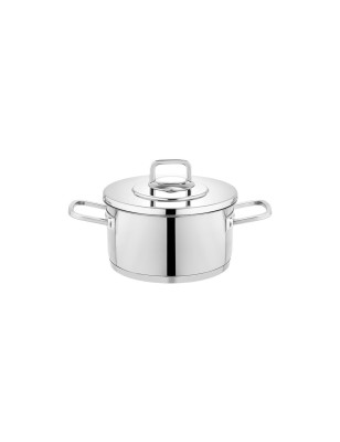 Schafer New Prime Steel Cookware Set-8 Pieces-Inox