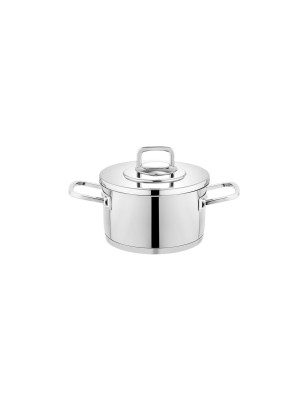 Schafer New Prime Steel Cookware Set-8 Pieces-Inox